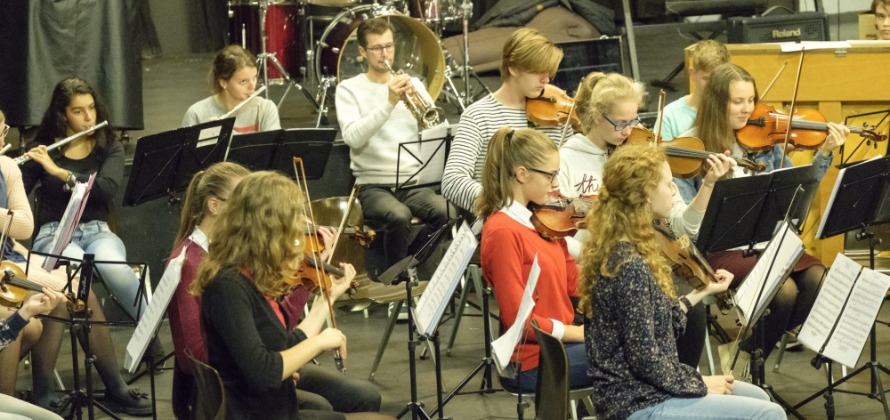 Samen muziek maken in een echt orkest! Jeugd van 8 tot 25 jaar